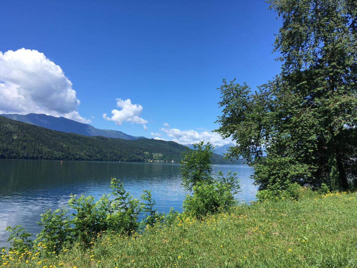 Appartement Kuhglocken Ferienhaus Fuenf Sinne Döbriach Eksteriør billede